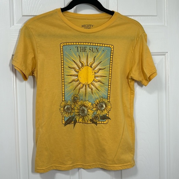 Mighty Fine Tops - Might Fine sunflower graphic tshirt womens XS